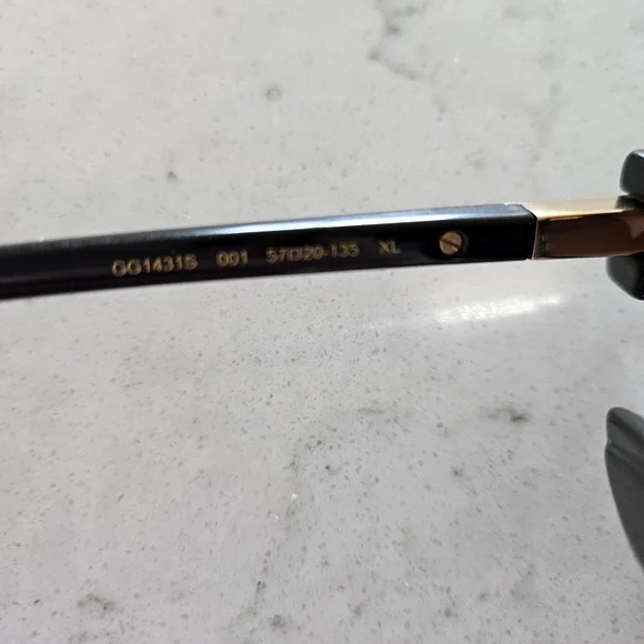 Gucci Black Oversized Sunglasses